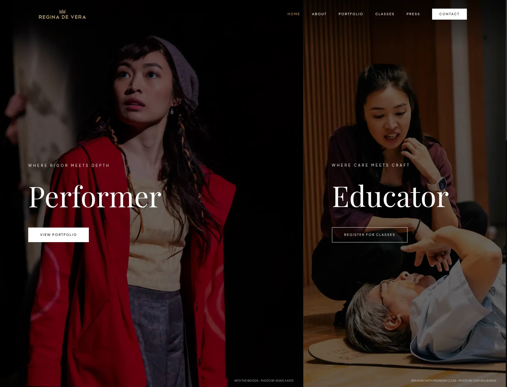 Regina De Vera project screenshot